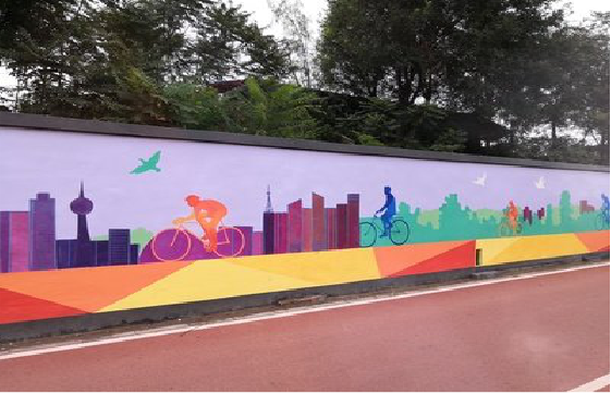 泸州墙体彩绘-围墙