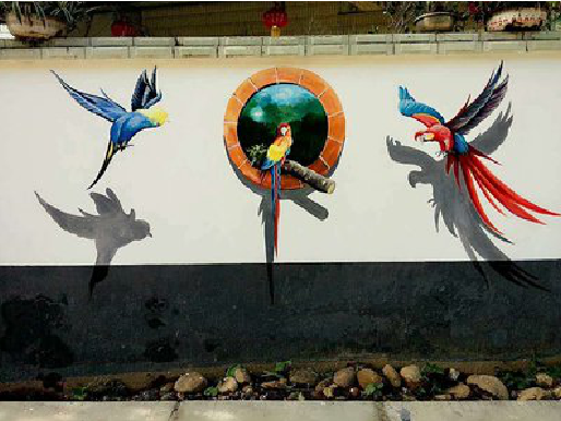 泸州视觉错位-3D墙绘设计