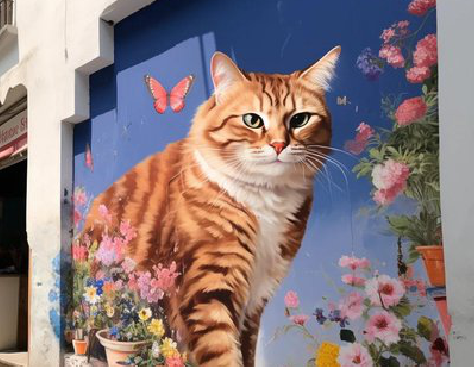 泸州自己绘制有个性的手绘墙