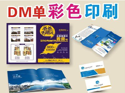 泸州单页印刷，色彩搭配简单。